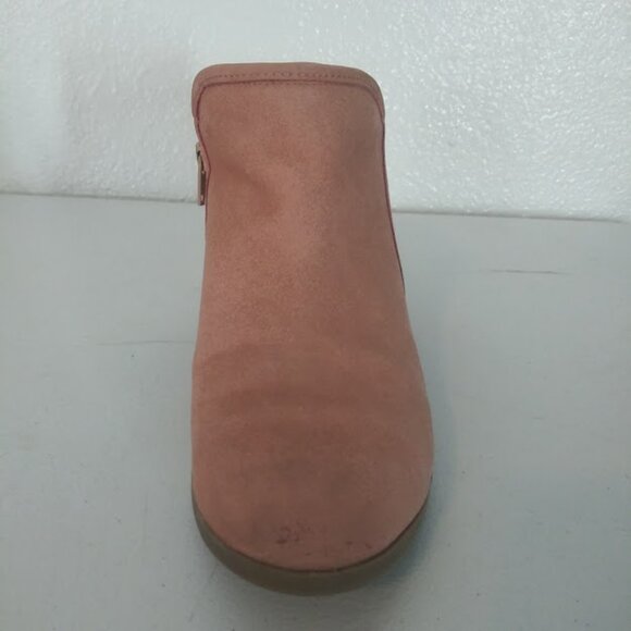 Wonder Nation women's size 5 pink faux suede ankle boots - Picture 2 of 16